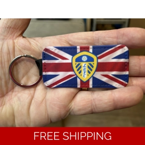 Leeds Utd Keyring **FREE UK SHIPPING**